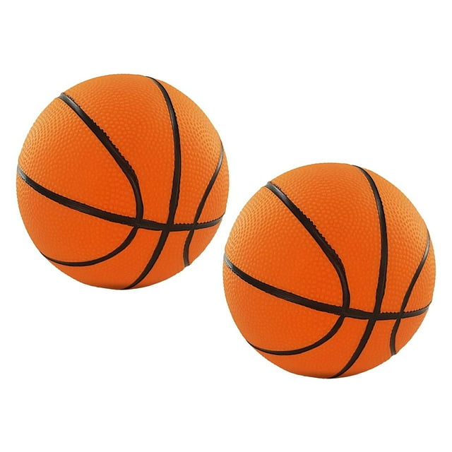 Pelotas pequeñas forma de Balones Baloncesto Piscina - Mini Pelotas - 2 Unidades naranja Estandar