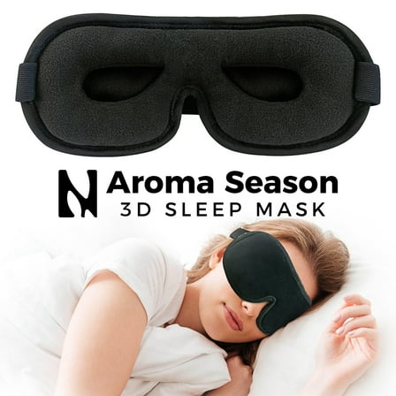 Sleep Mask 100% Cotton Blackout for Travel Nap Men and Women Eye Mask for sleeping