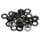 thumbnail image 1 of 100 Pcs Arandelas Planas de Acero Inoxidable M8, Arandela Plana de Metal de 16mm de Diámetro Exterior para Tornillos y Pernos, Acabado Negro, 1 of 5