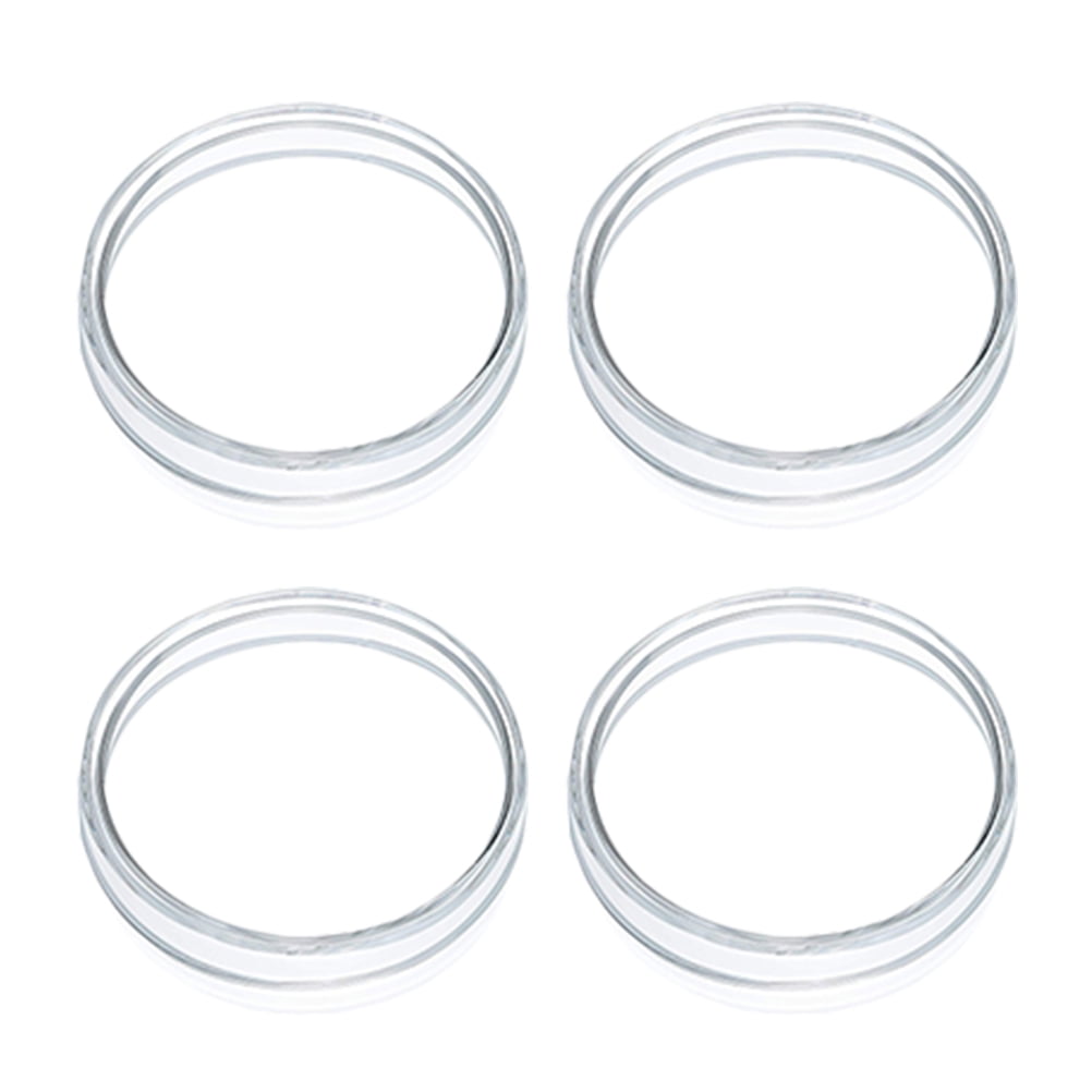 4Pcs Professional Glass Petri Dish Chemistry Petri Dishes Laboratory