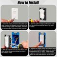 thumbnail image 3 of 4Pcs 1/2Inch Single Gang Outlet Box Extender,Electrical Outlet Extender Receptacle Extender Outlet E, 3 of 5