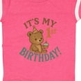 thumbnail image 4 of Inktastic Cute Teddy Bear 1st Birthday Celebration Boys or Girls Baby Bodysuit, 4 of 5