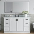 thumbnail image 3 of Ariel K61CWOVOWHT Kelly 60" Free Standing Single Basin Vanity Set - White, 3 of 7