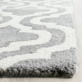 thumbnail image 4 of Safavieh Dip Dye Jolyon Geometric Wool Runner Rug, Gray/Ivory, 2'3" x 6', 4 of 12