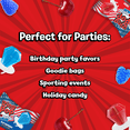 thumbnail image 2 of Ring Pop Candy Party Pack Red White & Blue America 250 10CT, 2 of 6