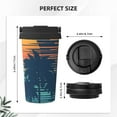 thumbnail image 3 of Lsque Palm Trees Pattern Travel Coffee Mug 16oz: Insulated Coffee Cup with Leakproof Lid, Coffee Tumbler, Reusable Coffee Cups with Seal Lid, 3 of 8