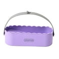 thumbnail image 4 of Limpiador de brochas de maquillaje jinwen Soporte de almacenamiento portátil Violeta, 4 of 8