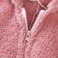 thumbnail image 6 of Douhoow Women Plush Romper Warm Winter Pajamas Zipper Hooded Sleepwear, 6 of 6