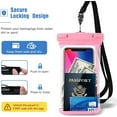thumbnail image 4 of Universal Waterproof Case Cellphone Dry Bag Pouch for iPhone 11 Pro Max 2 Pack, Green/Green, 4 of 5