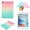 Pink Green, variant on Clear Back Cover Case for Apple 10.2-inch iPad (9th/8th/7th Gen - 2021 2020 2018 Release) Tablet - TECH CIRCLE Slim Thin Lightweight Case Protective Cute Back Cover (Clear)