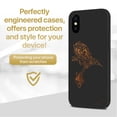 thumbnail image 2 of Case Yard Wooden Case for iPhone-X Soft TPU Silicone cover Slim Fit Shockproof Wood Protective Phone Cover for Girls Boys Men and Women Supports Wireless Charging Hummingbird Design, 2 of 7