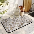 thumbnail image 3 of Washable Rubber Sunflower Cute Floral Dish Drying Mats for Kitchen Counter Home Large Coffee Bar Pad Accessories and Decor for Utensils Stemware 19.5''x12'', 3 of 7