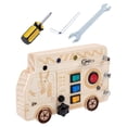 thumbnail image 1 of LED Switch Busy Board Fine Motor Skills Learning with Tools for Kindergarten, 1 of 8