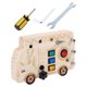 thumbnail image 1 of tablero ocupado,Juguetes educativos de tablero ocupado Montessori de madera,Juguetes de aprendizaje temprano Material didáctico Jardín de infancia,Electronic Busy Board Switch Juego, 1 of 8