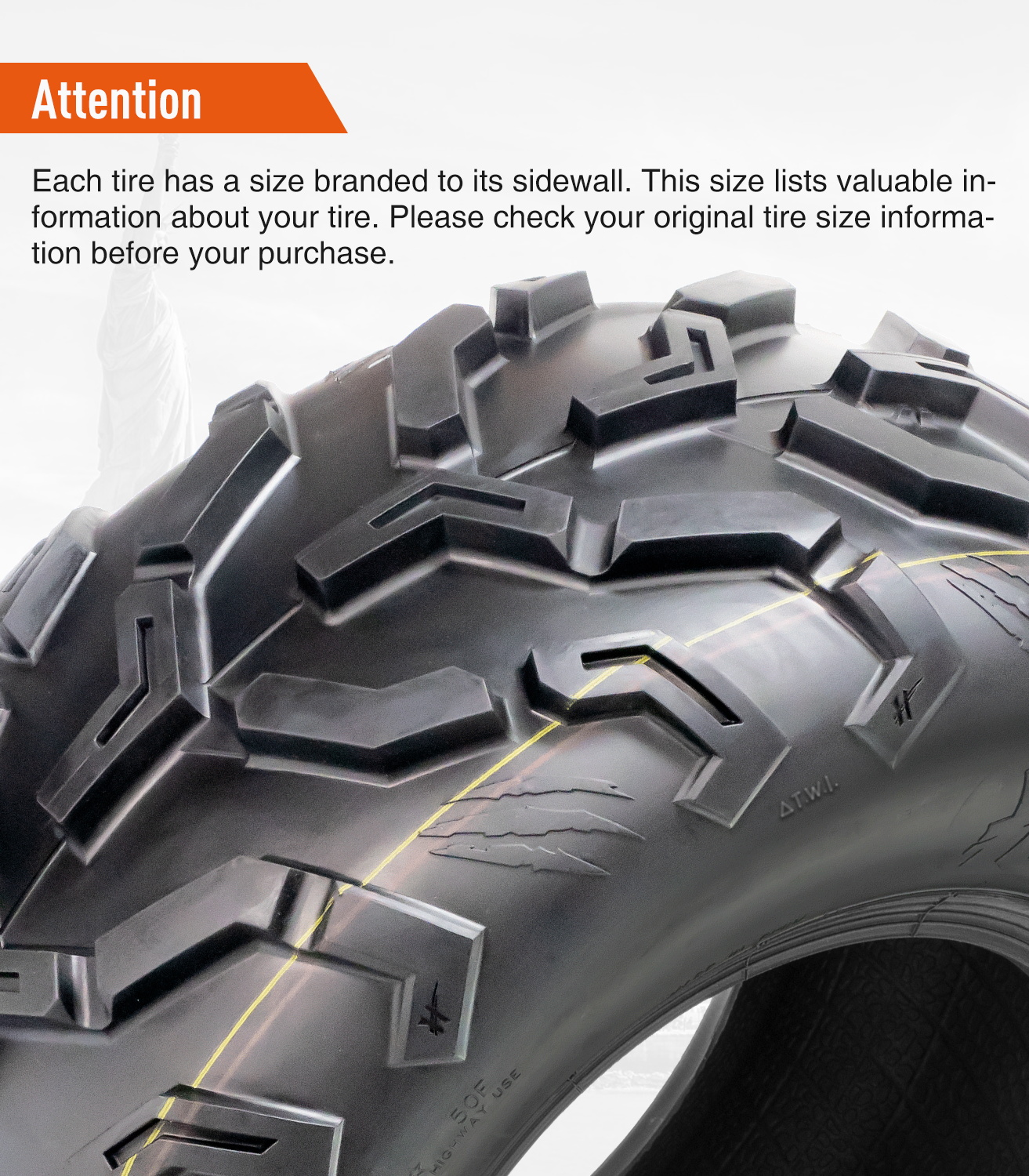 Full Set New Premium HALBERD 6PR ATV/UTV Tires, 25x8-12 Front & 25x10-12 Rear, All Terrain 15mm Tread Depth 25x8x12 25x10x12 Trail Sand Off-Road Tires, Set of 4