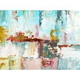 thumbnail image 2 of Nan 18x15 Gold Ornate Wood Framed with Double Matting Museum Art Print Titled - Color Block Splash, 2 of 4