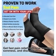 thumbnail image 3 of Open Toe Adjustable Ankle Brace Compression Sleeves with Arch Support for Women & Men , Relief for Swelling, Plantar Fasciitis, and Sprains – Step into Comfort and Stability, 3 of 7