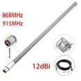 thumbnail image 2 of 12dBi 868MHz 915MHz Optimised Tuned for Helium Omni Fiberglass Aerial Antenna, 2 of 7