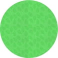 thumbnail image 1 of Ahgly Company Indoor Round Patterned Lime Green Area Rugs, 4' Round, 1 of 6