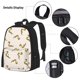 thumbnail image 3 of Disketp Cartoon Snake Mochila Estampada de Gran Capacidad con Lonchera y Estuche, Set de 3 Piezas para Estudiantes, 3 of 7