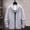 Gray, variant on Men's Waterproof Windbreaker Bomber, Outdoor Sport Multi Pockets Full Zip Thin Lightweight Hiking Jackets for Man White Size 2XL