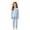 Blue, variant on Infant Kids Toddler Junior Girls Soft Comfy Sleepwear Loungewear Pajamas 2pcs Set (Blue, 9-10 Years)