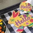 thumbnail image 5 of Outdoor Easter Bunny Doormat, 36 Inch Welcome Rabbit Door Mat with Non Slip Rubber Backing, Cute Front Porch Entryway Rug for Spring Holiday Decor, Indoor Outdoor Use, 5 of 8