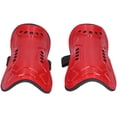 thumbnail image 3 of Shin Guards Youth, Soccer Shin Guards Plastic Professional with High Performance for Sports Red, 3 of 7