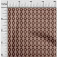 thumbnail image 2 of oneOone Polyester Spandex Brown Fabric Geometric Dress Material Fabric Print Fabric By The Yard 56 Inch Wide, 2 of 4
