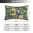 thumbnail image 2 of Naloa Cartoon Dinosaurs Pillow Covers, Throw Pillow Case Cushion Covers,Cushion for Bedroom,Couch,Home-16"x24", 2 of 6
