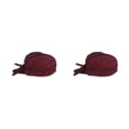 thumbnail image 1 of Qarigey Gorros de Chef para hombre y mujer con correa ajustable para cocinar, barbacoa, cocina, trabajo, Catering, hogar, cocina, restaurante, vino tinto Type2 NO2 Qarigey CBP234555, 1 of 6