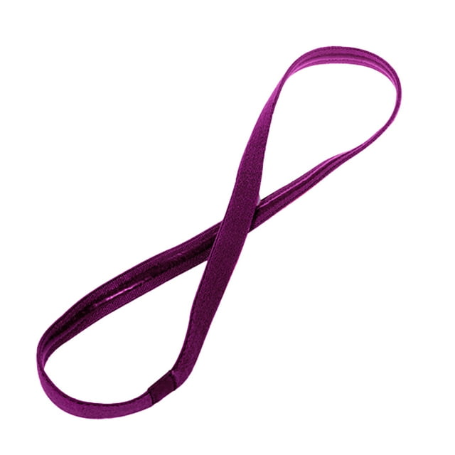 Minnieouse Diadema Elástica Suavidad Bandas para el cabello Estrechas antideslizantes Moda Diademas ajustables Mujeres Yoga Sporting Head Wrap Type3 NO3