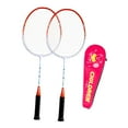 thumbnail image 1 of Almencla 2 Raquettes de Badminton pour Enfants Portable Parent-Enfant Jouet Interactif Badminton Rouge, 1 of 8