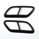 thumbnail image 4 of Black Stainless Steel Pipe Throat Exhaust Outputs Tail Frame Trim Cover for S60 2020 S90 V90 2016-2, 4 of 5