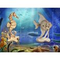 thumbnail image 2 of Juego de rompecabezas 3D de madera con forma de animal marino, 6 piezas, i-Chony para niños y adultos, 2 of 5