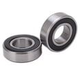 thumbnail image 1 of Deep Groove Ball Bearing, Low Friction Fast Heat Dissipation Save Lubricant Double Shielded Ball Bearings Non Deform 2Pcs  For Industrial Use, 1 of 8