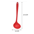 thumbnail image 2 of Cucharón de silicona para sopa de cocina de la serie Seamless - Cuchara de goma para servir y para cocinar resistente al calor de 600 °F - Capacidad máxima del tazón Xemadio ZJWJ579-2, 2 of 4