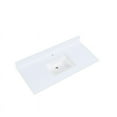 thumbnail image 3 of Altair Stone Snow White 49-inch Bathroom Vanity Top, 3 of 6