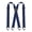 Blue, variant on Men's 4 Clip Suspenders, X Back Hidden Work Suspenders with Hook Clips, Heavy Duty for Hikers Seniors Dress Pants(Black)