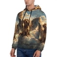 thumbnail image 3 of Daiia Cloud Rainbow Winged Dog for Men's Fashion Hoodies & Sweatshirts with Kangaroo Pocket Hooded Sweatshirt Breathable & Moisture Wicking-Medium, 3 of 7