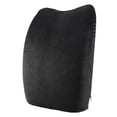 thumbnail image 5 of Memory Foam Office Pillow for Lower for back Adjustable Strap Black Plush, 5 of 7