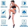 thumbnail image 4 of Orthomen Ankle Compression Sleeve Support Brace for Plantar Fasciitis, Achilles Tendonitis, Heel Pain Relief (Blue/S), 4 of 6