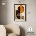 thumbnail image 5 of Divided Circle II Canvas Geometric Abstract by Art Remedy, Black Frame, 16 x 24, 5 of 7