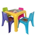 thumbnail image 1 of Comedor Infantil Amarillo Promeyco con 4 Sillas y Mesa de Plástico Resistente, 1 of 1