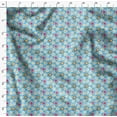 thumbnail image 4 of Soimoi Blue Rayon Fabric Omlet & Bread Slice Food Print Fabric by Yard 56 Inch Wide, 4 of 6