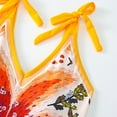 thumbnail image 4 of Daisyyozoid Swimsuits for Women Clearance Halter Split Three-piece Printed Swimsuit, 4 of 5