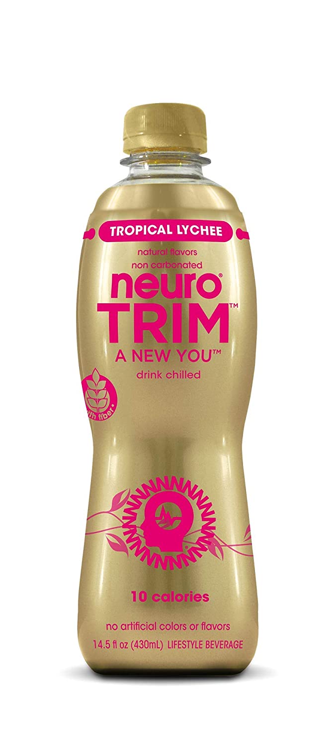 neuroTRIM | Tropical Lychee | Functional Beverage for Appetite Control; Pack of 12 (14.5oz each)