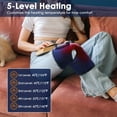 thumbnail image 5 of Moclever Cordless Knee Massager Heated Knee Brace Wrap, 5 Heating 3 Vibration 3 Air Compression, Blue, 5 of 13
