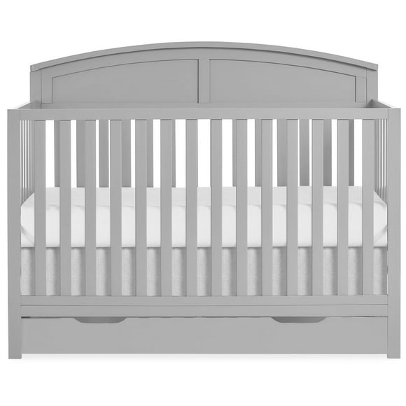 Dream On Me Storybrooke 5 in 1 Convertible Crib with Under Drawer