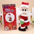 thumbnail image 3 of Papá Noel bailando, musical, eléctrico, twerk, Papá Noel cantando, bailando, movimiento de cadera, figura, cadera retorcida, juguetes, regalo de Navidad y Año Nuevo, 3 of 5